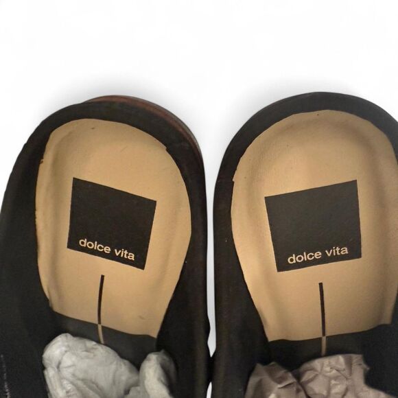 DOLCE VITA Women's Serla High Heel Black Suede Mule, NWOT! Size 8.5 - Picture 4 of 9